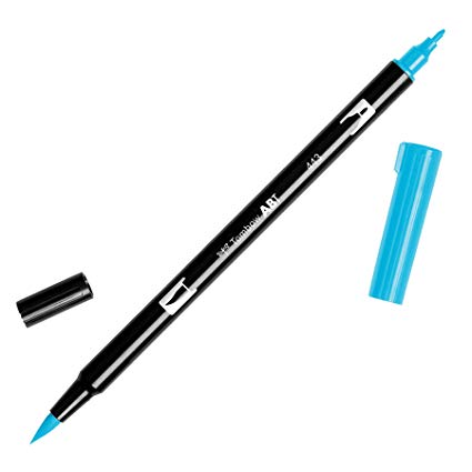 Rotulador ABT Dual Brush 443 Turquoise Tombow