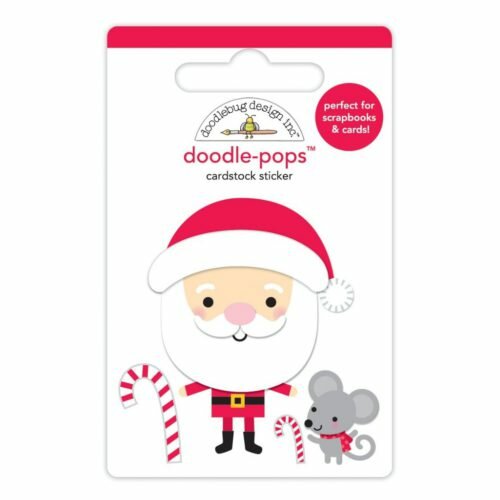 Pegatinas 3D Sweet Santa De Doodlebug Design