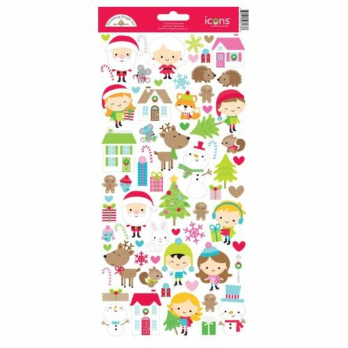 Icons Stickers Christmas Town De Doodlebug Design