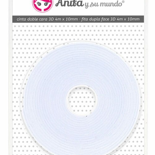 Cinta doble cara 3d 4mx10mm Anita y su mundo