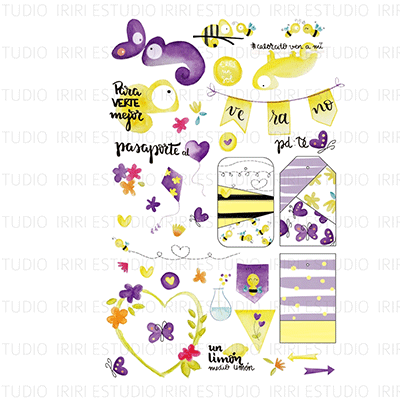 Die Cuts Amalila Colección Confetti de Iriri estudio