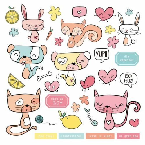 Die Cuts 4 estaciones Iriri Studio Scrapbooking