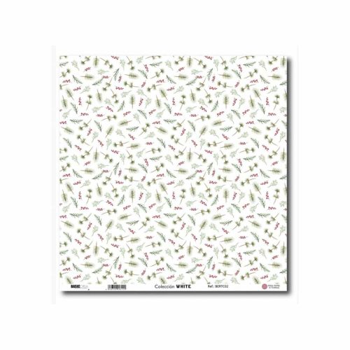 White de Elena Roche - tela canvas 30,5x30,5cm
